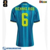 Fotballdrakt Dame Colombia Richard Rios #6 Bortedrakt VM 2026 Kortermet